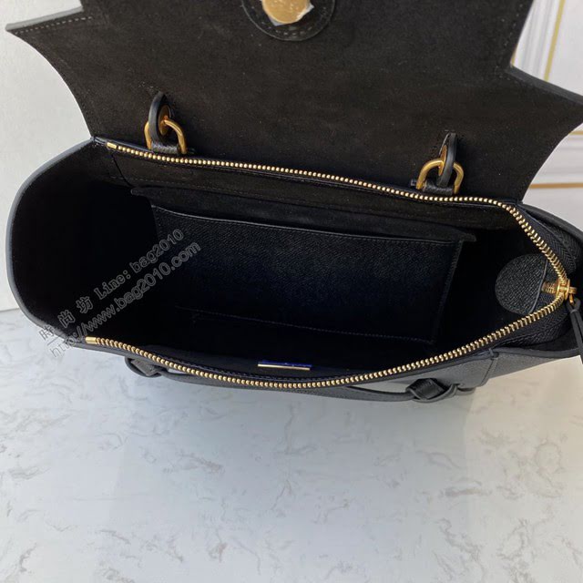 Celine女包 賽琳經典款大號女包 Celine belt bag 掌紋牛皮鯰魚包 189103  slyd2195